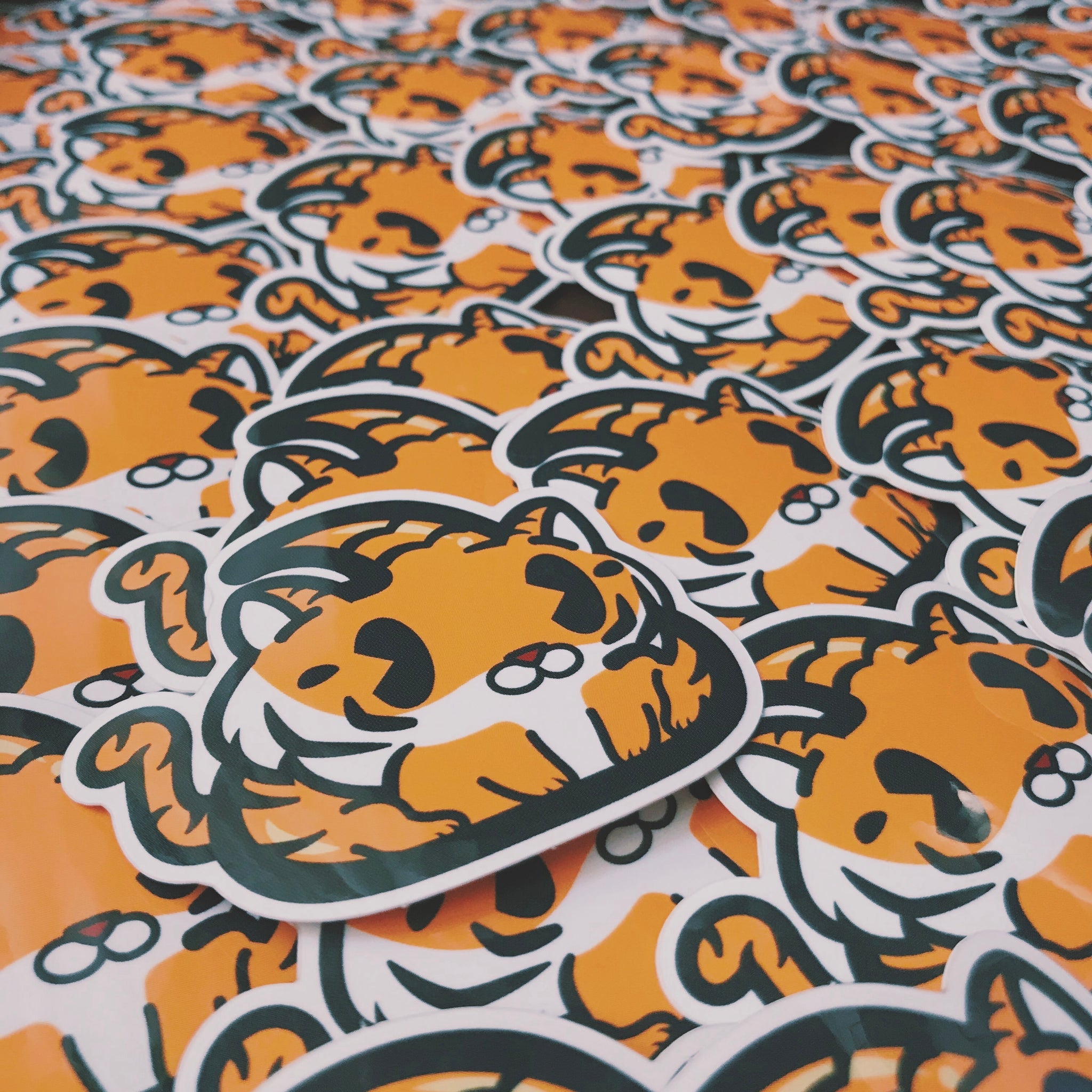Tiger Poo Sticker