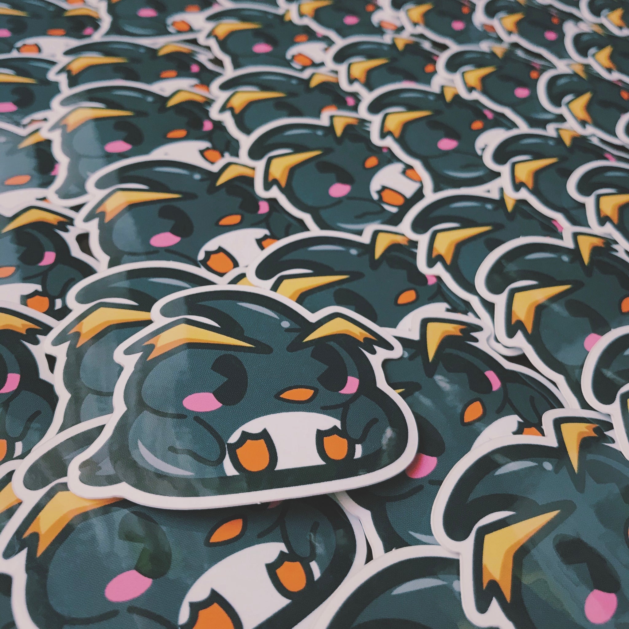 Penguin Poo Sticker