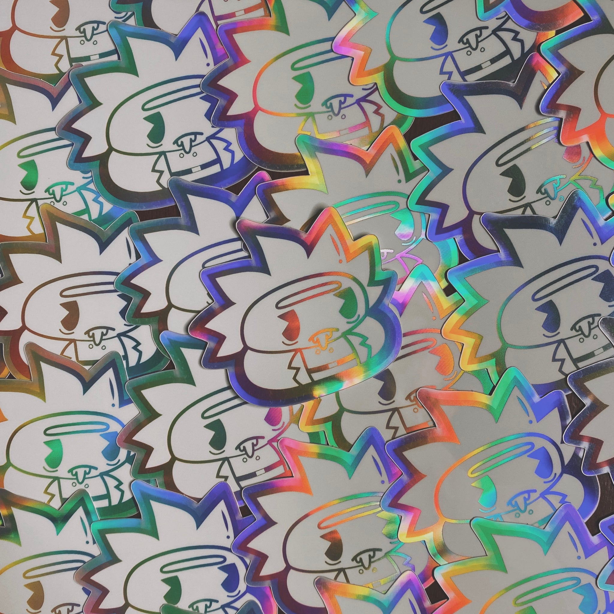 Rick Poo Rainbow Rare Sticker (Limited to 50)