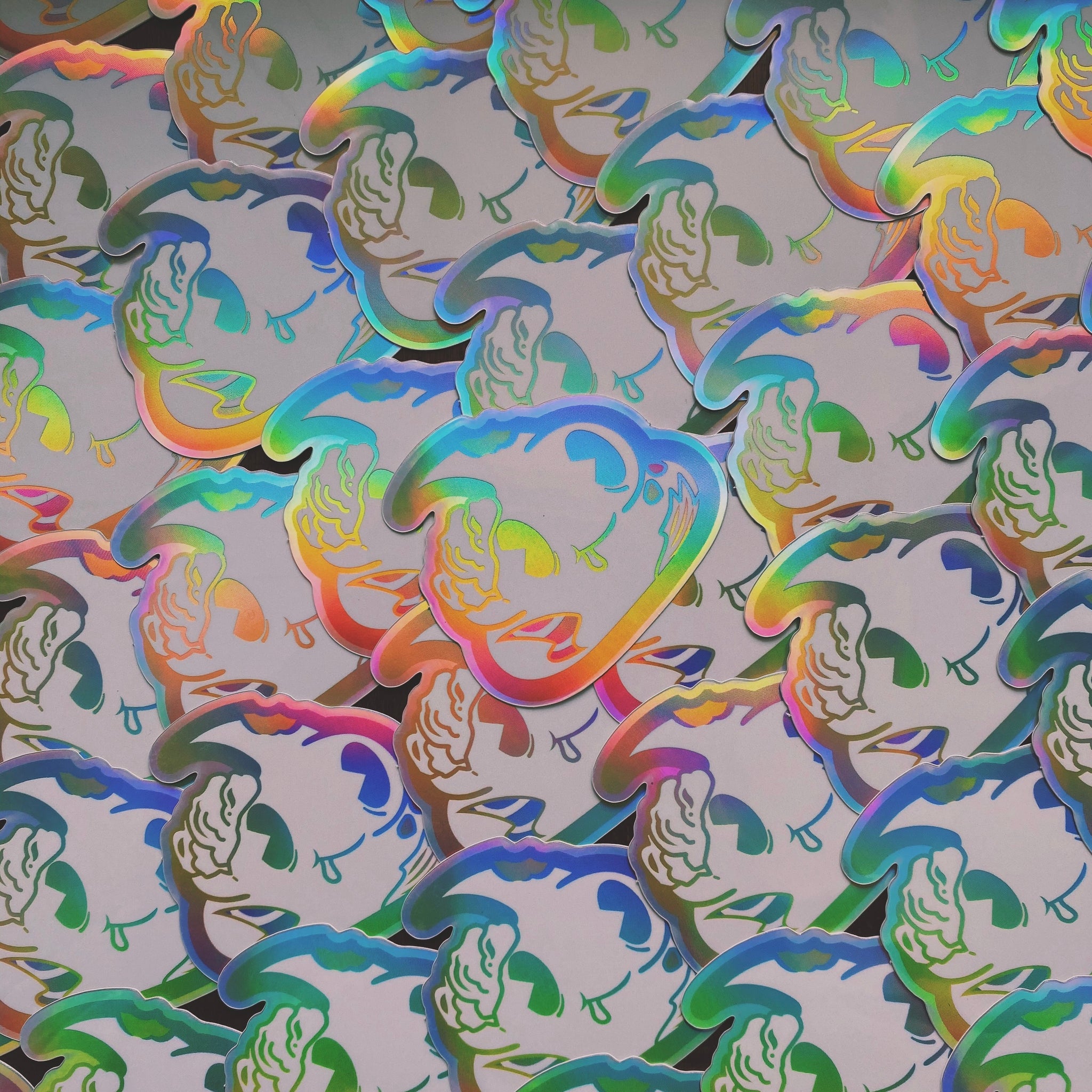Zombie Andre Rainbow Rare Sticker (Limited to 50)