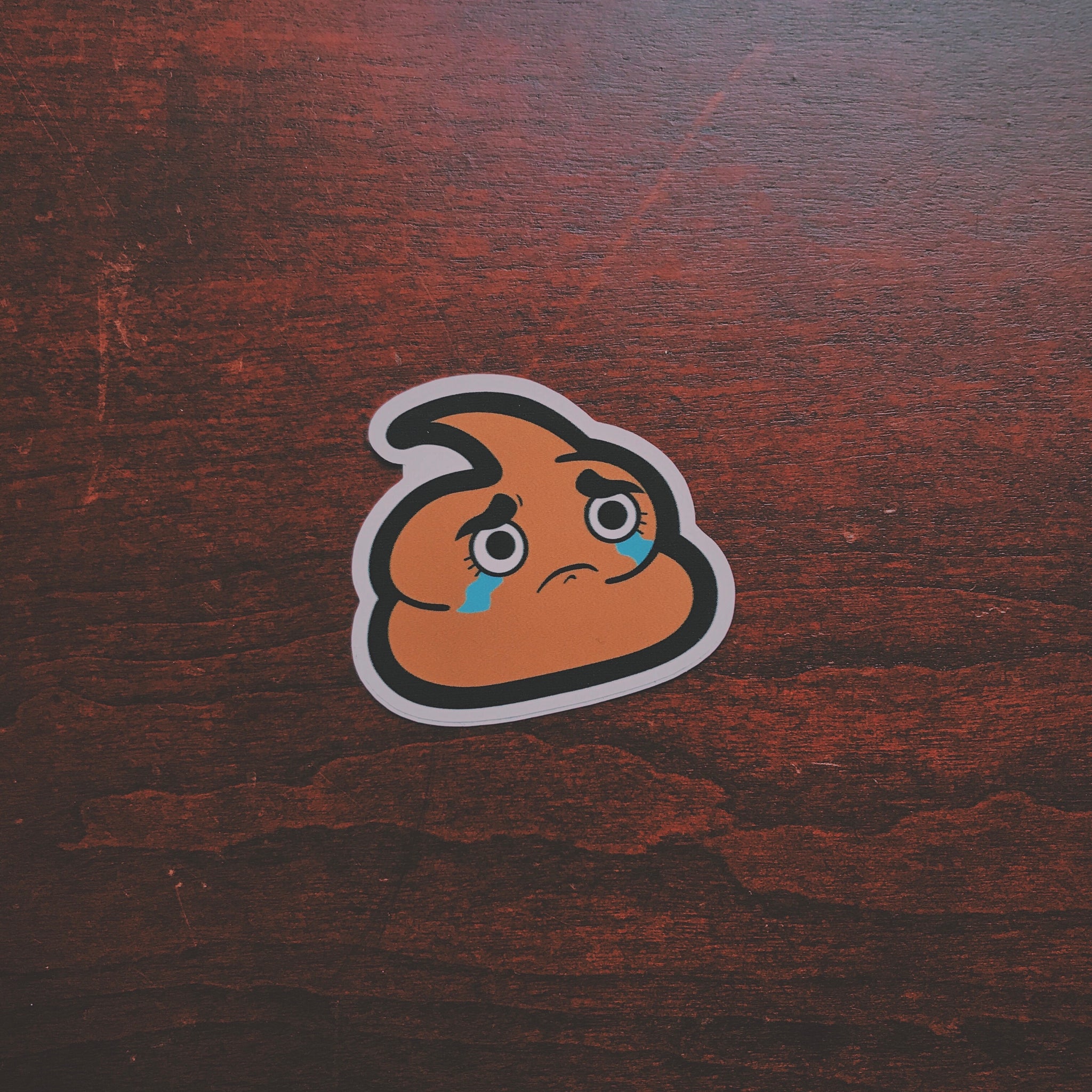 Crying Andre Sticker