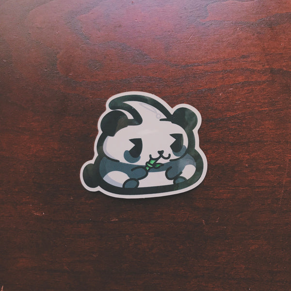Panda Poo Sticker