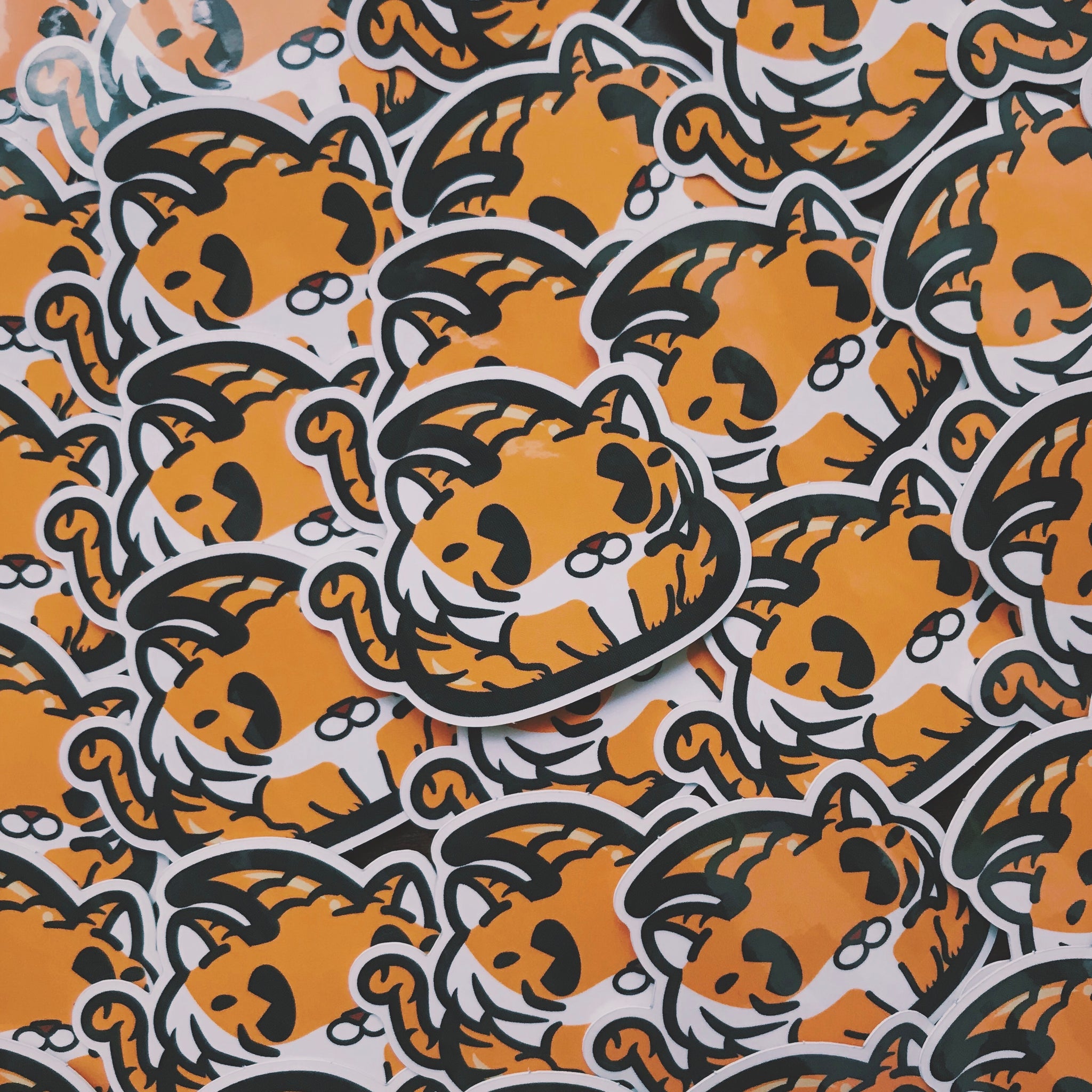 Tiger Poo Sticker