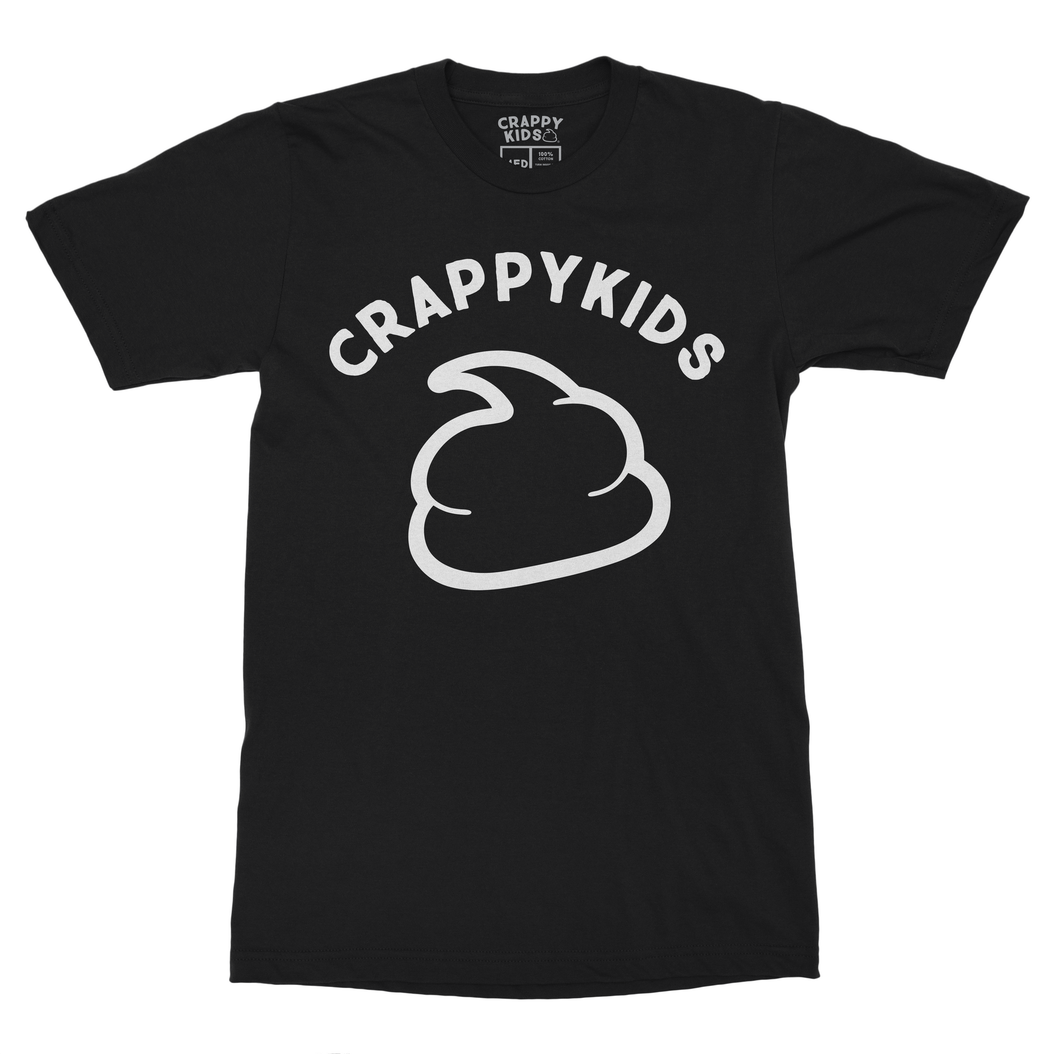 Crappykids Basic Black T-Shirt