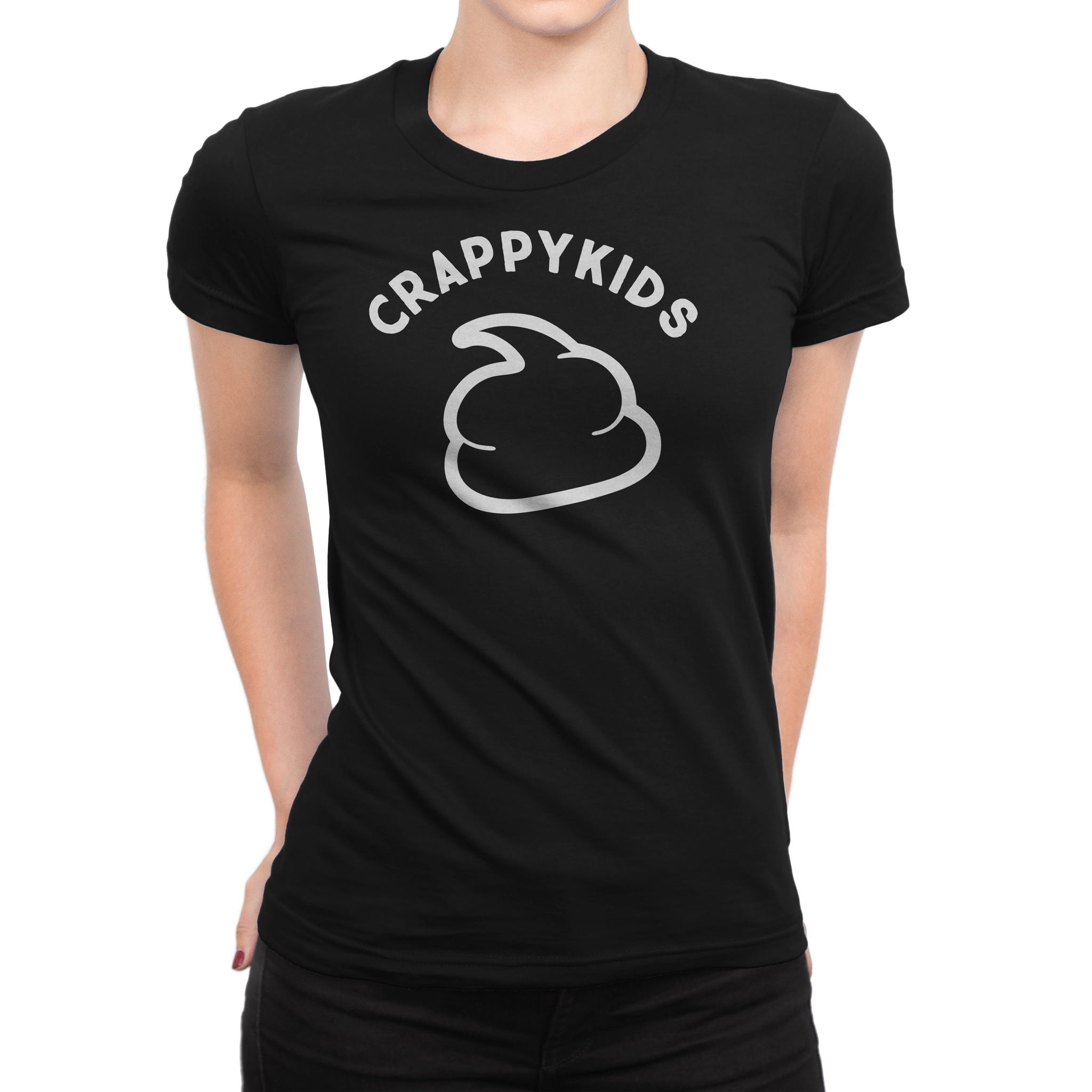Crappykids Basic Black T-Shirt