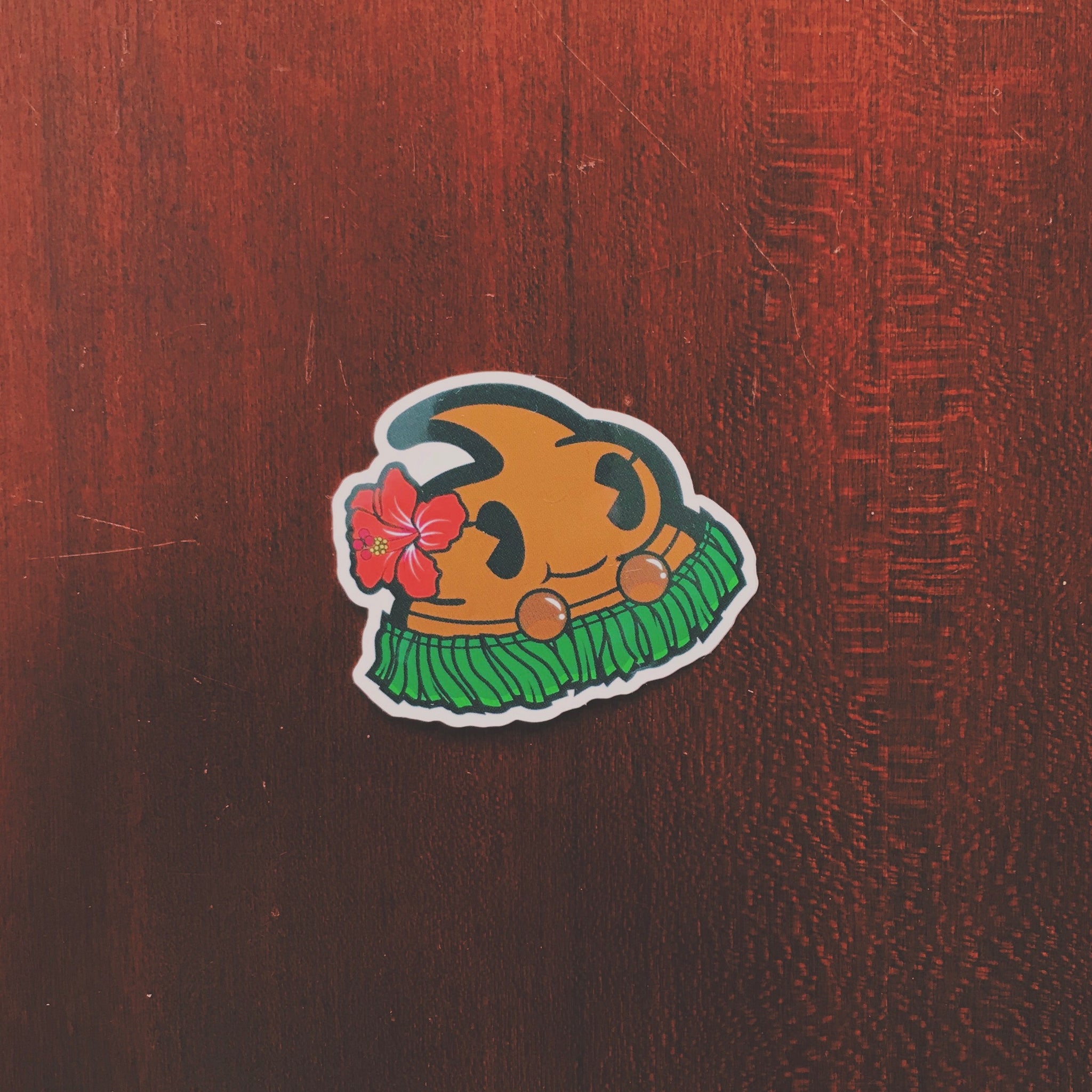 Hula Girl Andrea Sticker