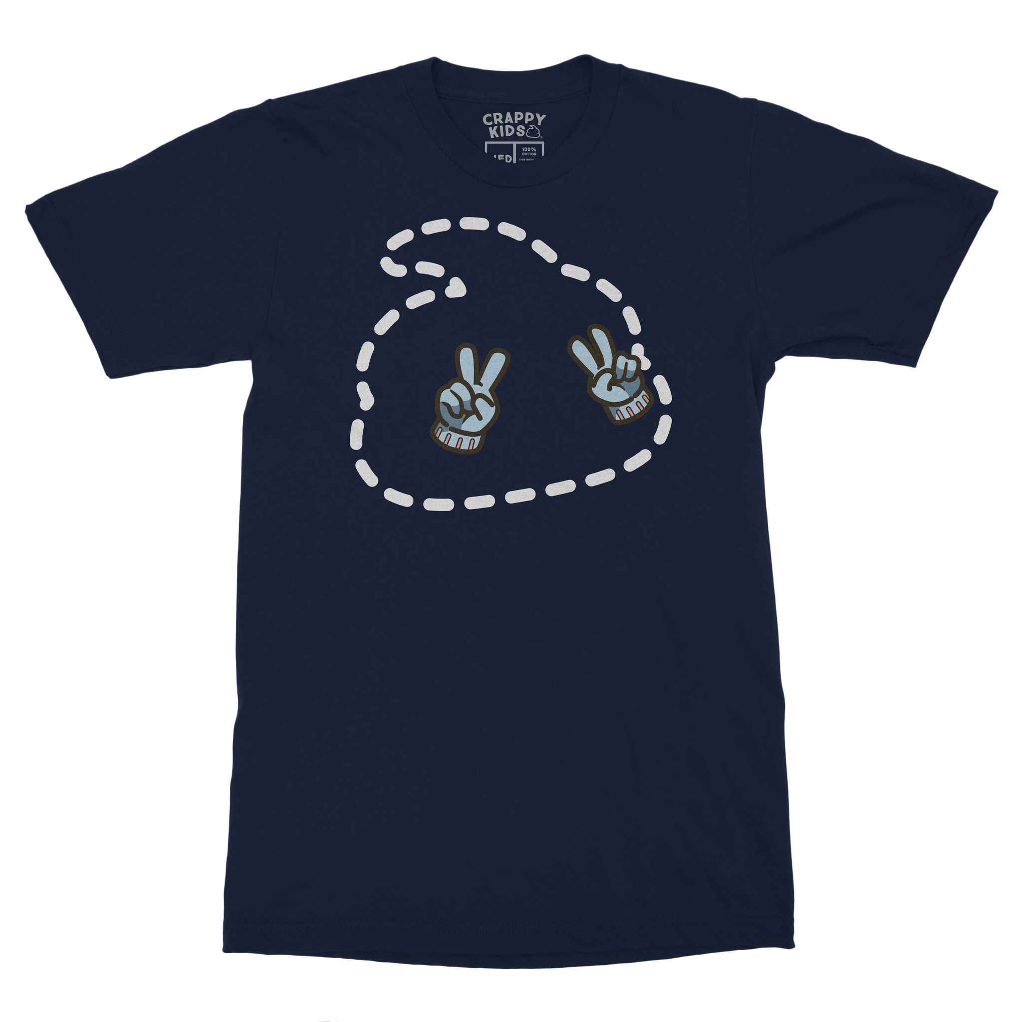 Invisible Poop Girl T-Shirt (Midnight Navy)