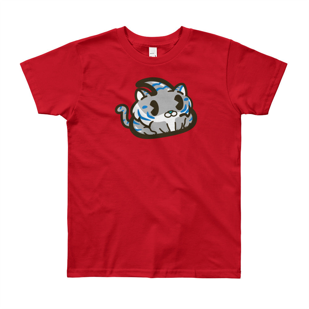 Grey Tiger Youth Short Sleeve T-Shirt