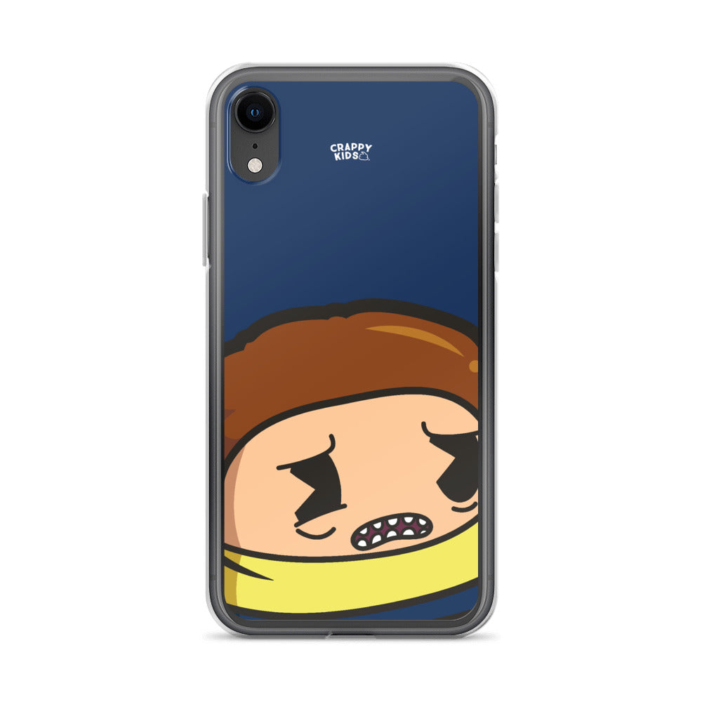 Morty Poo (Blue) iPhone Case