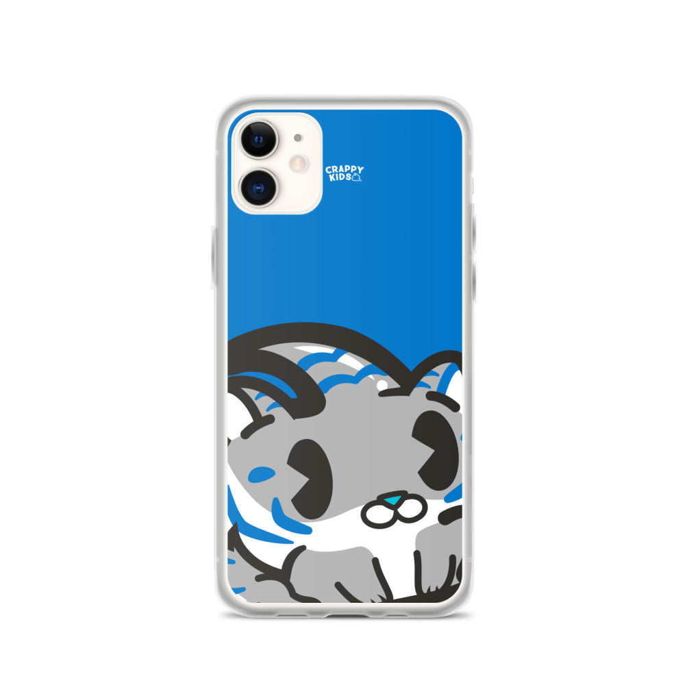Grey Tiger Poo iPhone Case