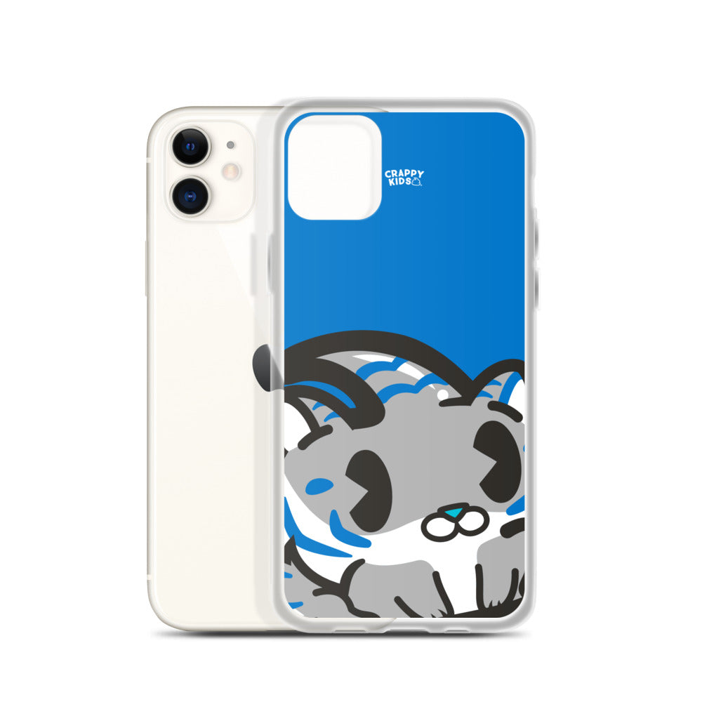 Grey Tiger Poo iPhone Case