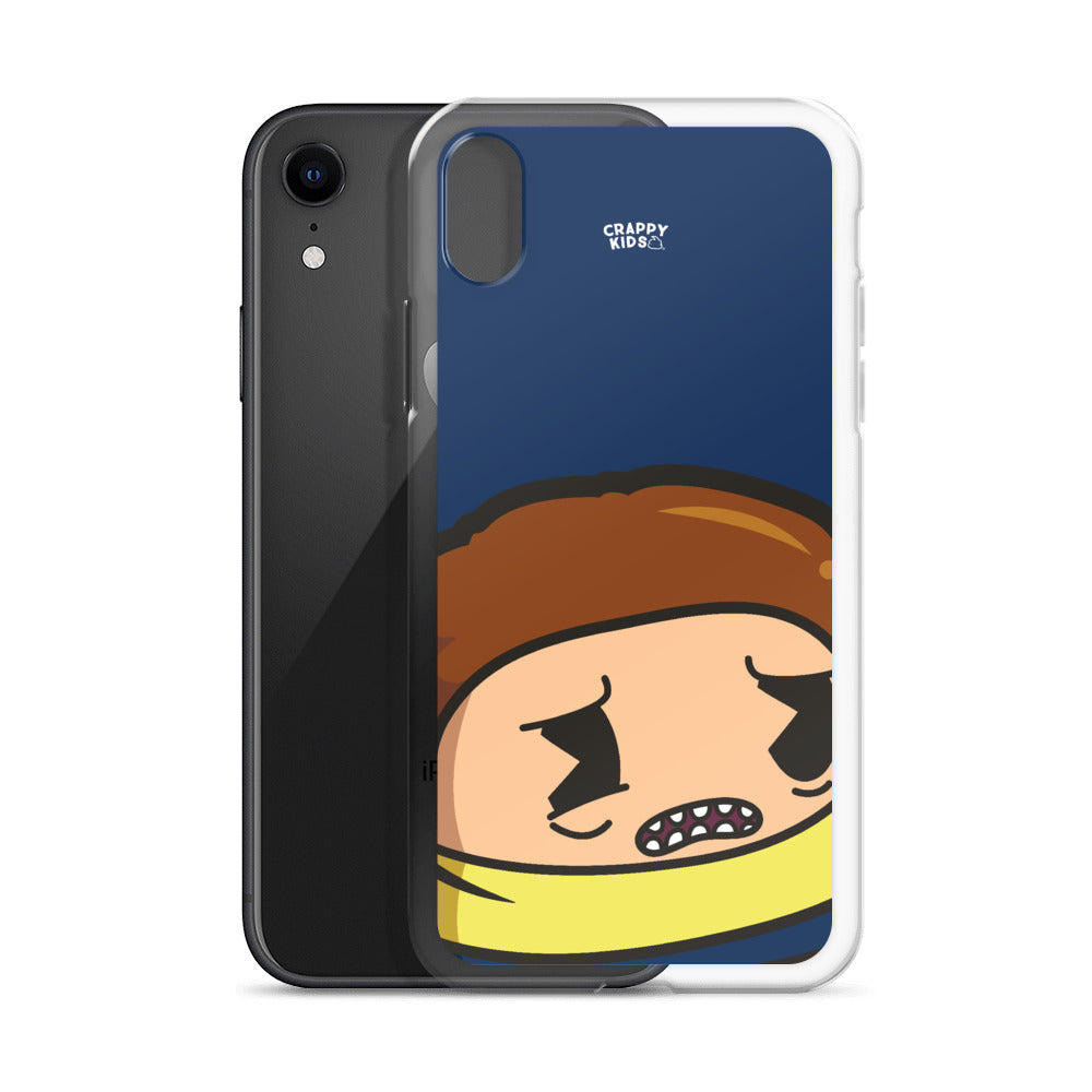 Morty Poo (Blue) iPhone Case