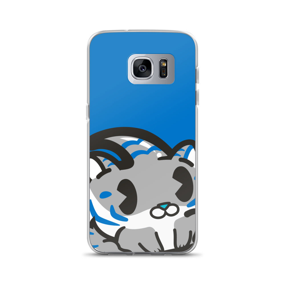 Grey Tiger Poo Samsung Case