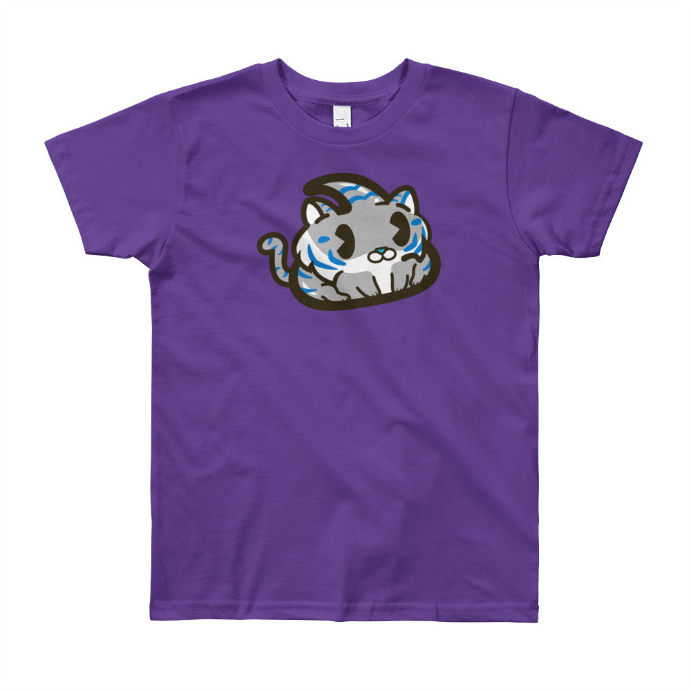 Grey Tiger Youth Short Sleeve T-Shirt