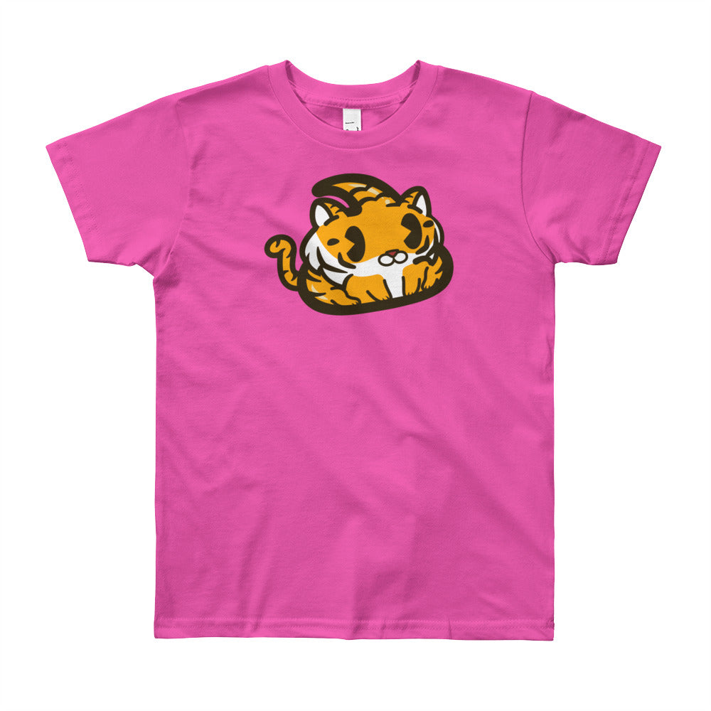Tiger Poo Youth Short Sleeve T-Shirt