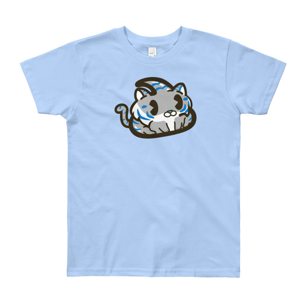Grey Tiger Youth Short Sleeve T-Shirt