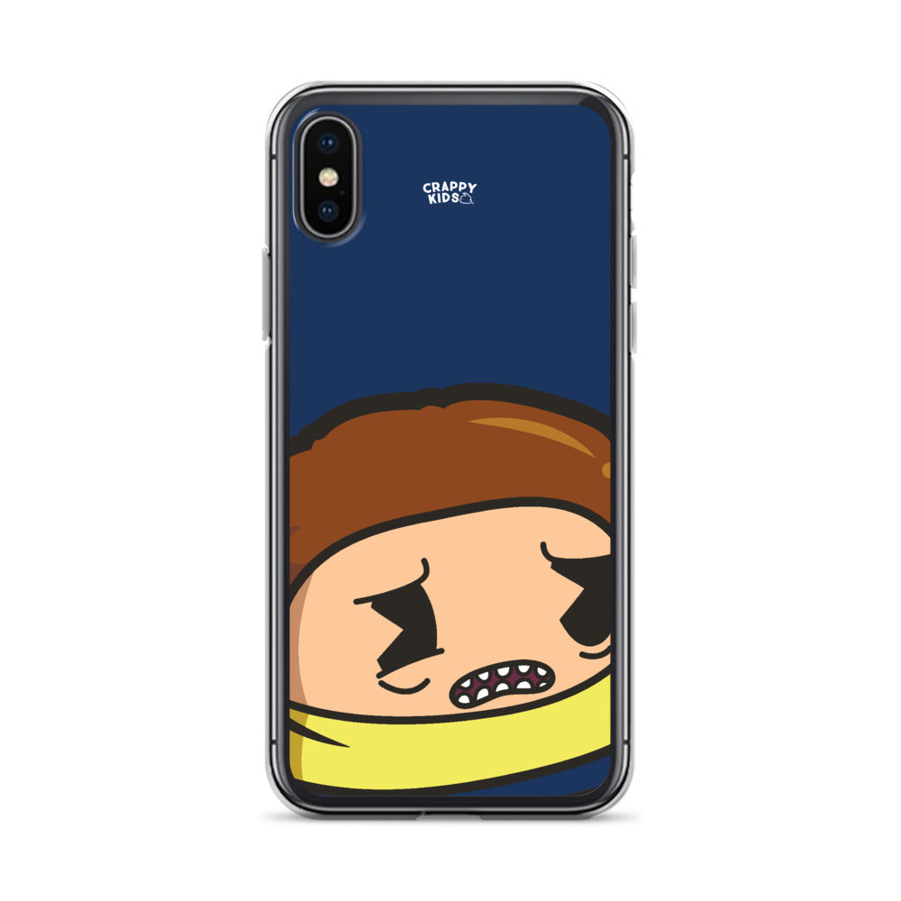 Morty Poo (Blue) iPhone Case