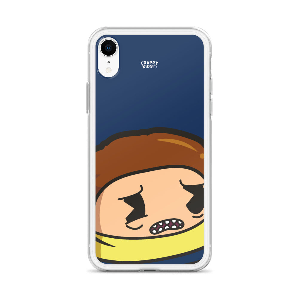 Morty Poo (Blue) iPhone Case