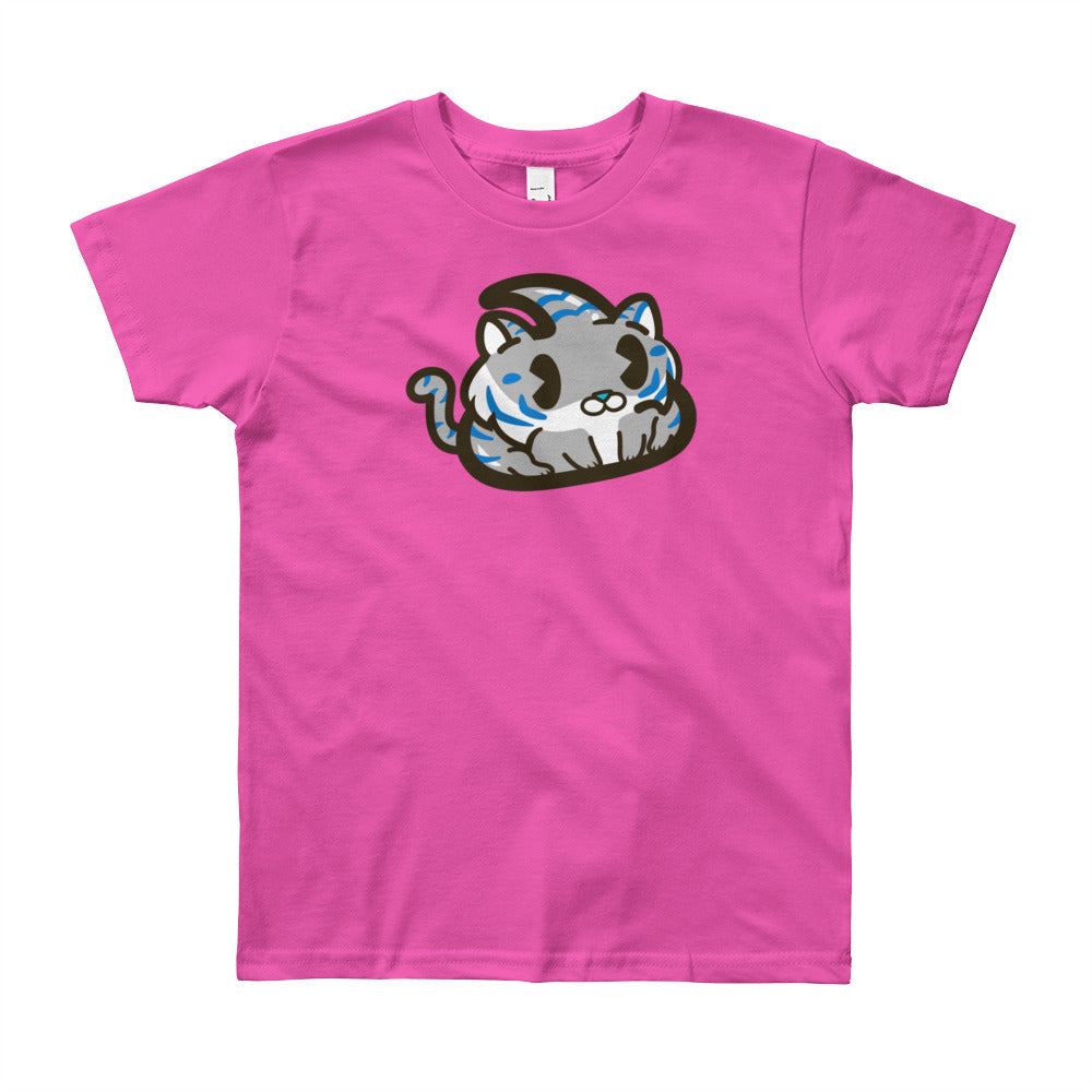 Grey Tiger Youth Short Sleeve T-Shirt