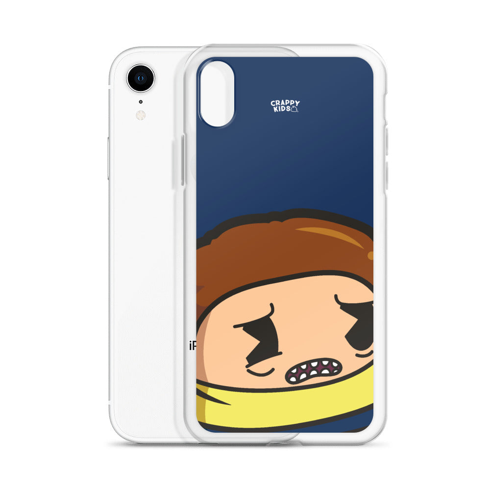Morty Poo (Blue) iPhone Case