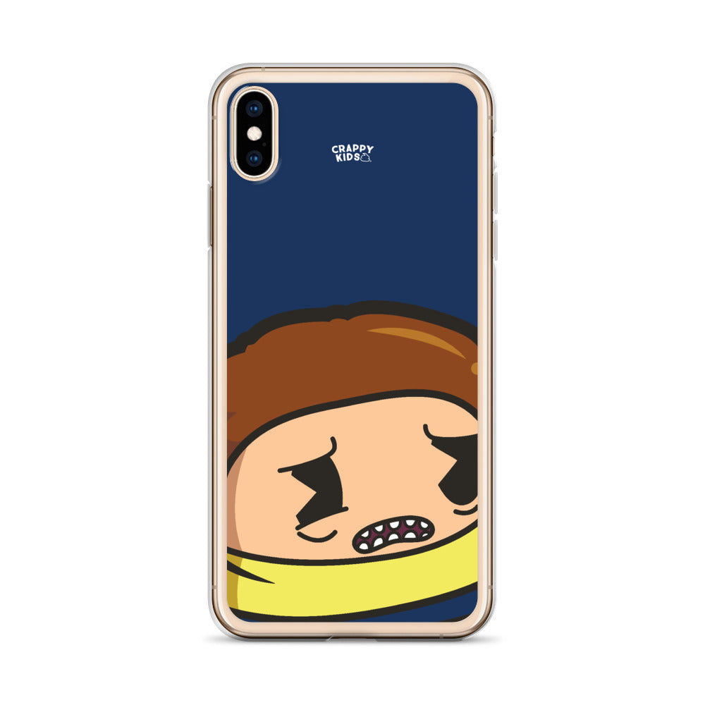 Morty Poo (Blue) iPhone Case