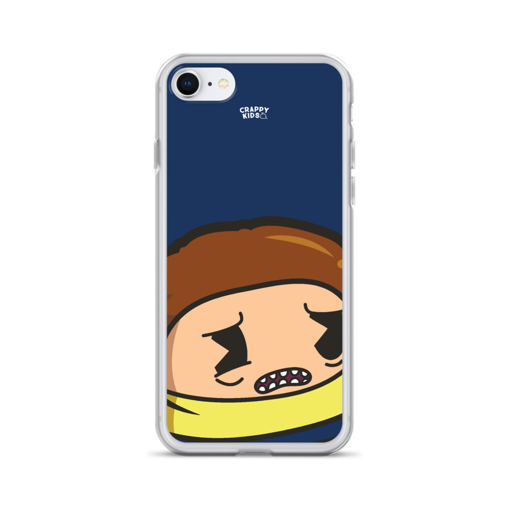 Morty Poo (Blue) iPhone Case