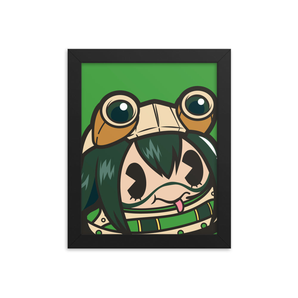 Froppee 8x10 Framed Print