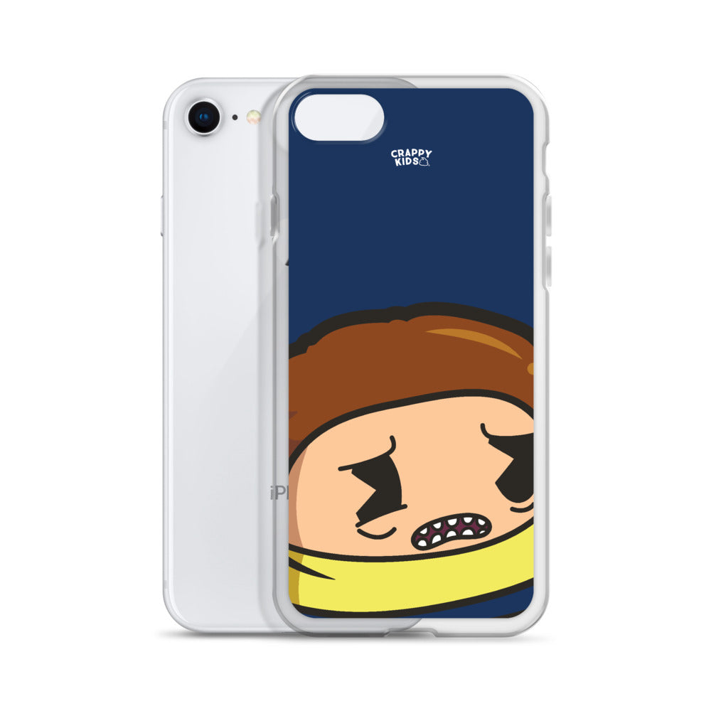 Morty Poo (Blue) iPhone Case