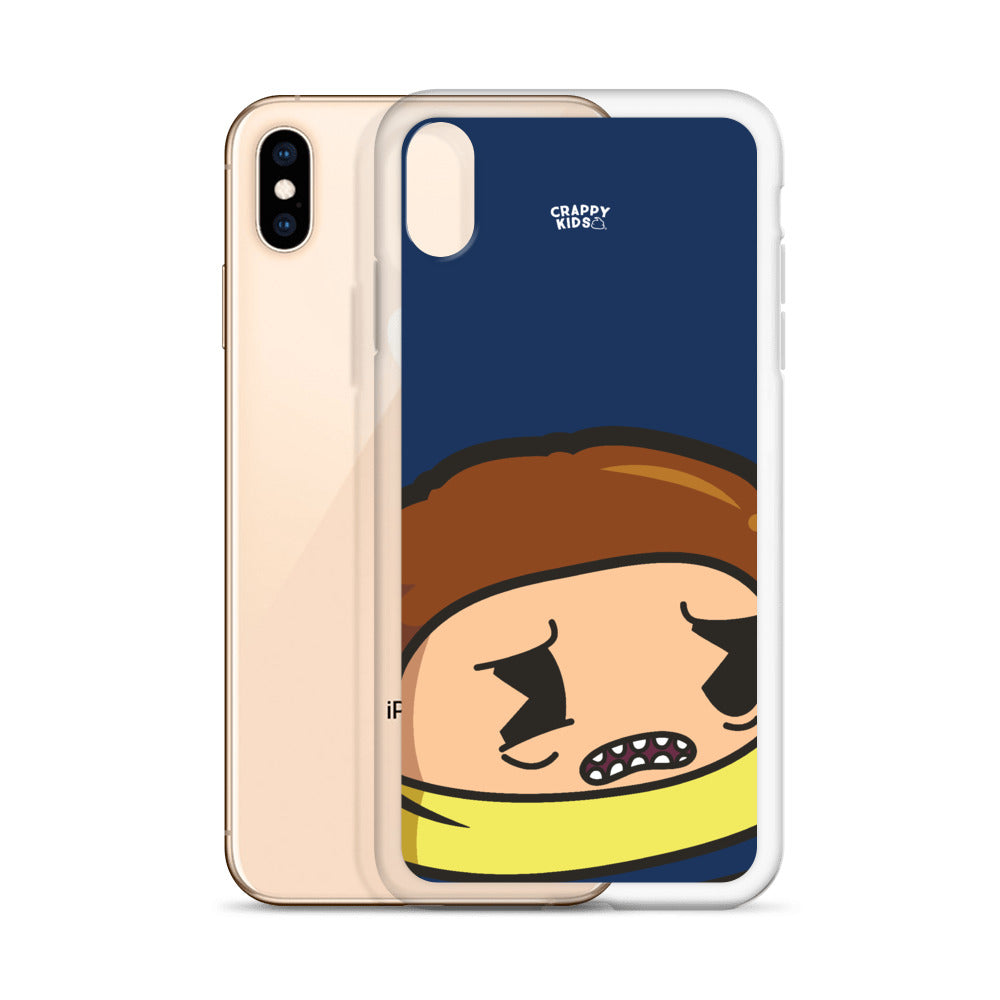 Morty Poo (Blue) iPhone Case