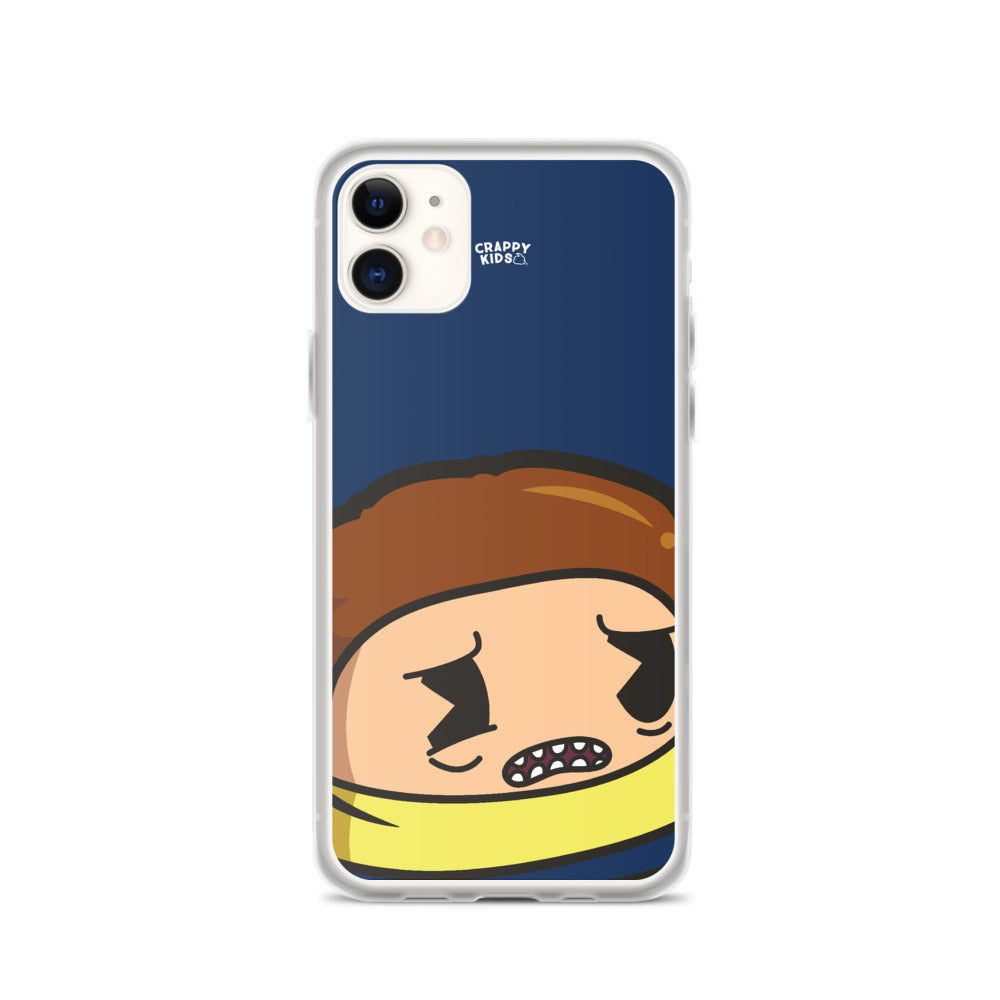 Morty Poo (Blue) iPhone Case