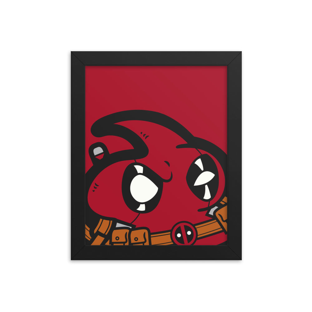 Deadpoo 8x10 Framed Print