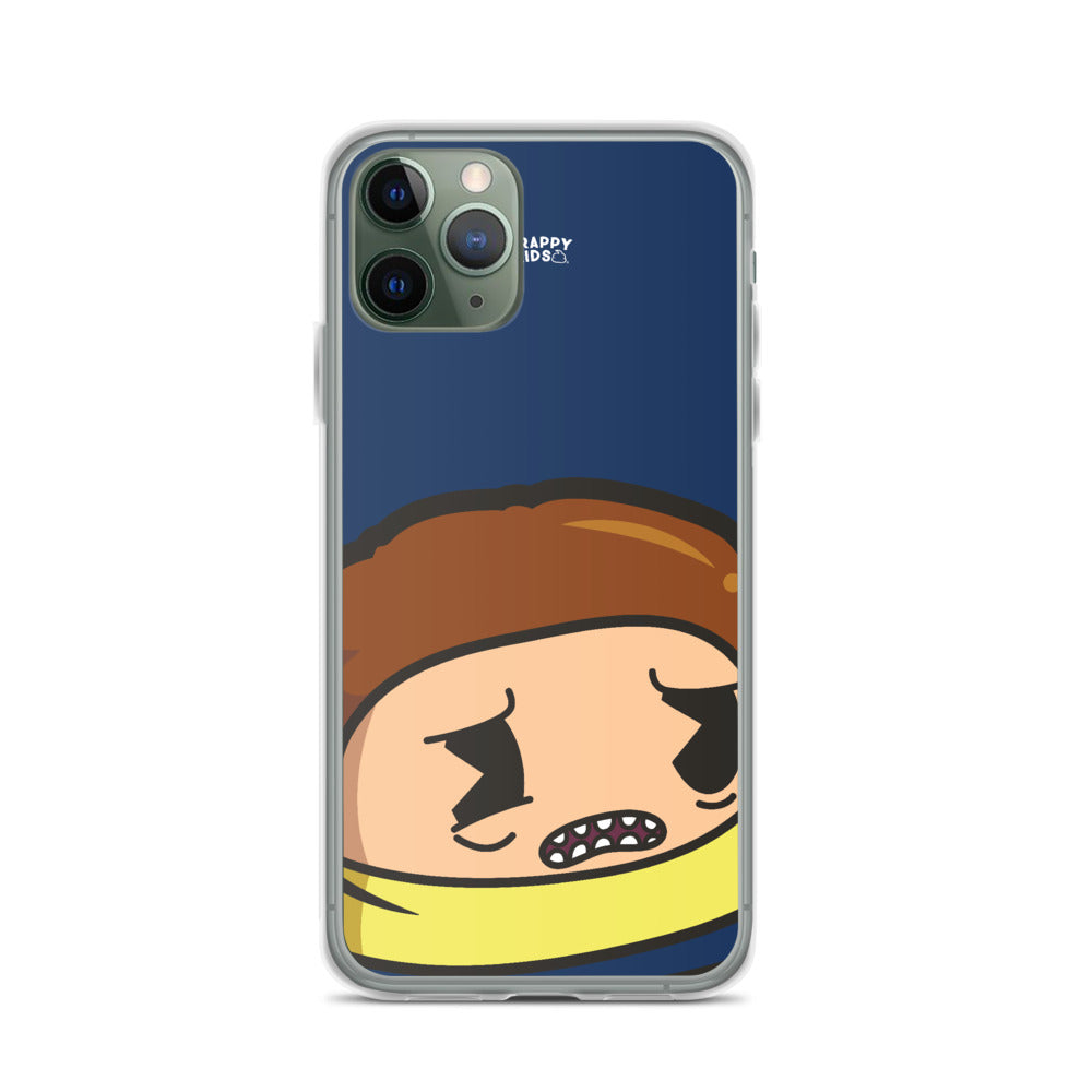 Morty Poo (Blue) iPhone Case