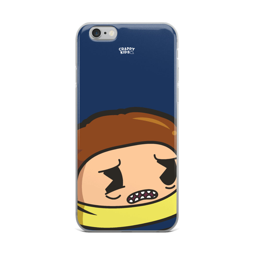 Morty Poo (Blue) iPhone Case