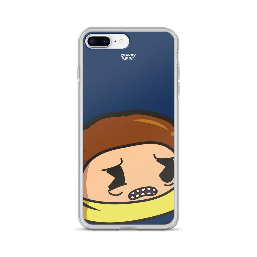 Morty Poo (Blue) iPhone Case