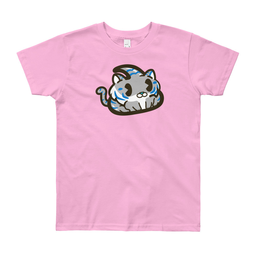 Grey Tiger Youth Short Sleeve T-Shirt