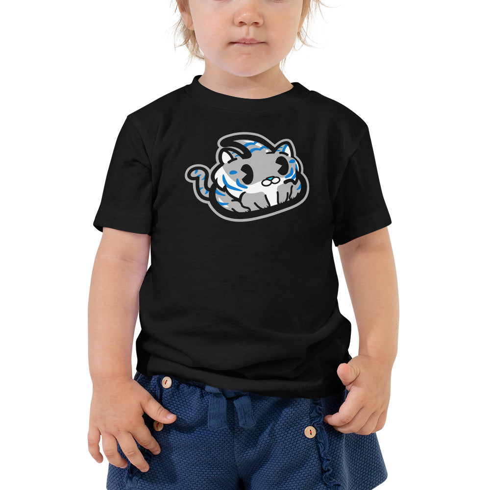 Grey Tiger Toddler Short Sleeve Tee