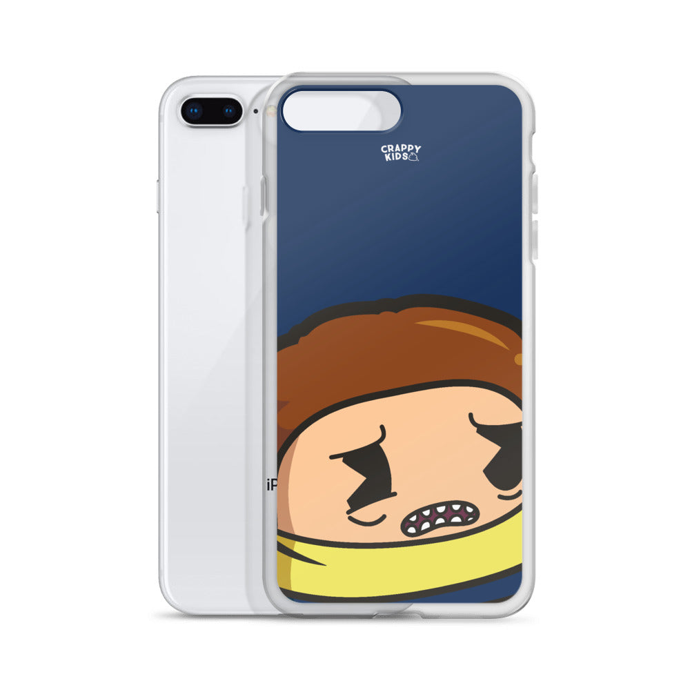 Morty Poo (Blue) iPhone Case