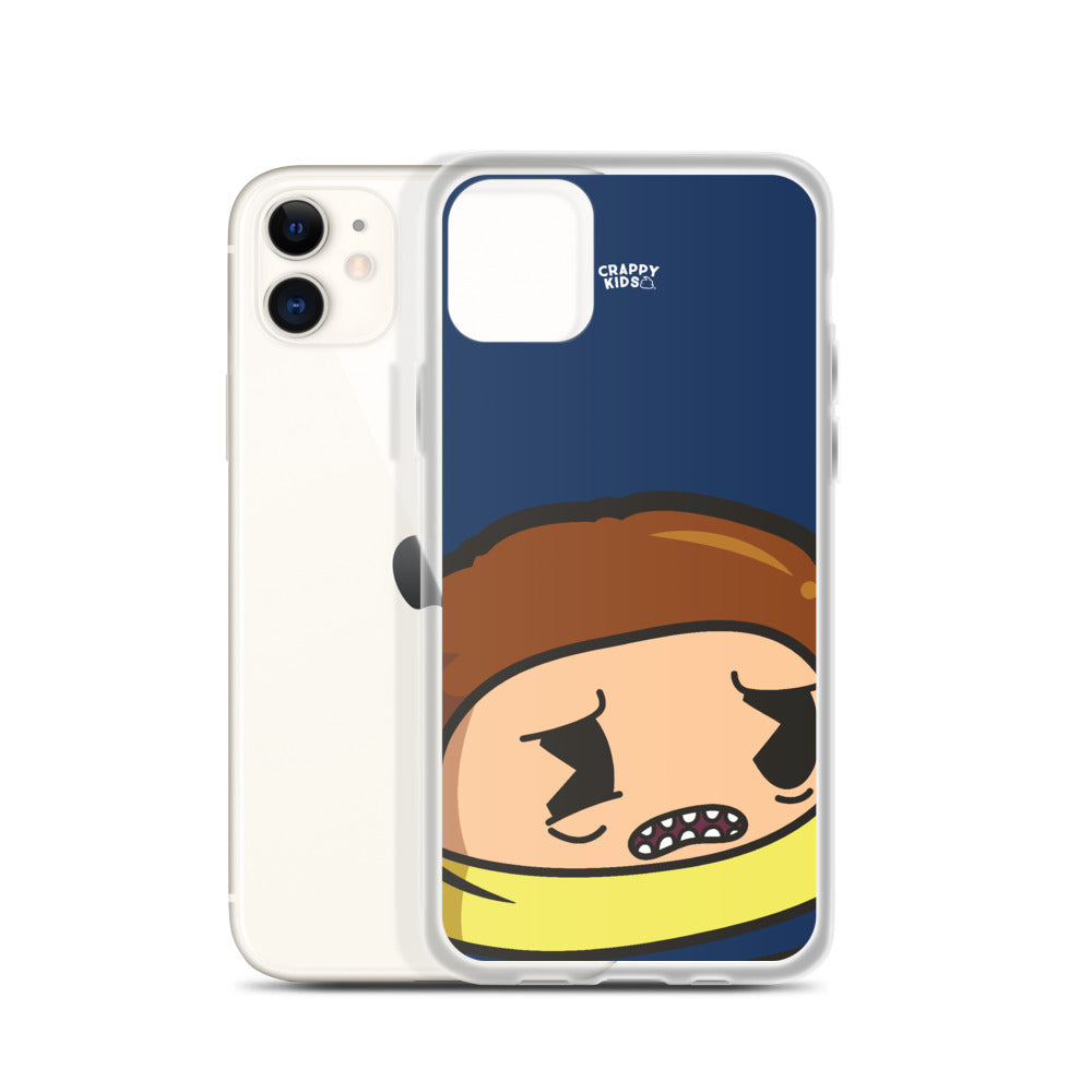 Morty Poo (Blue) iPhone Case