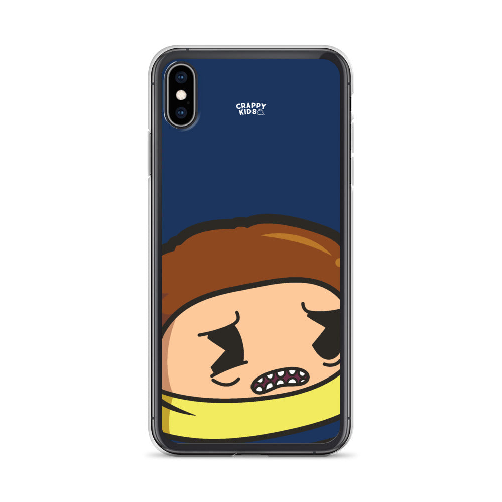 Morty Poo (Blue) iPhone Case