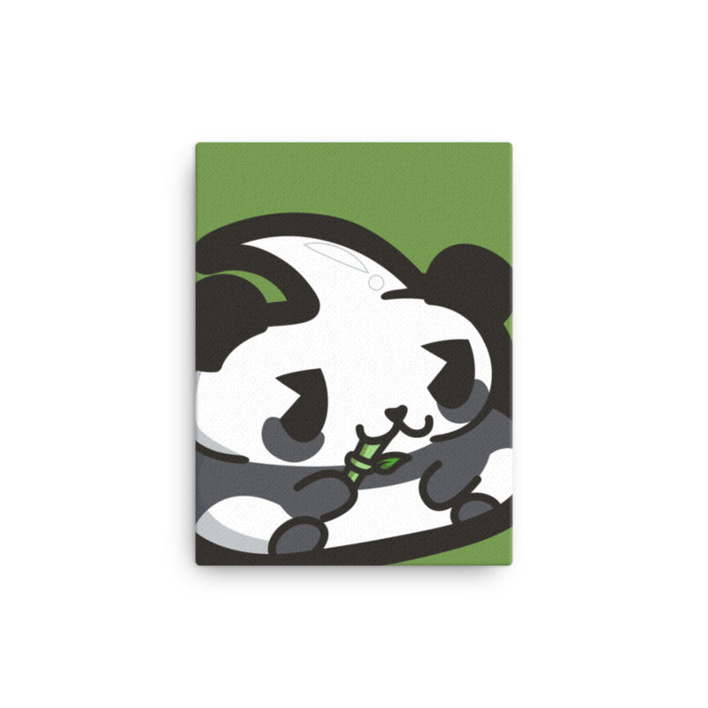 Panda Poo 12x16 Canvas Print
