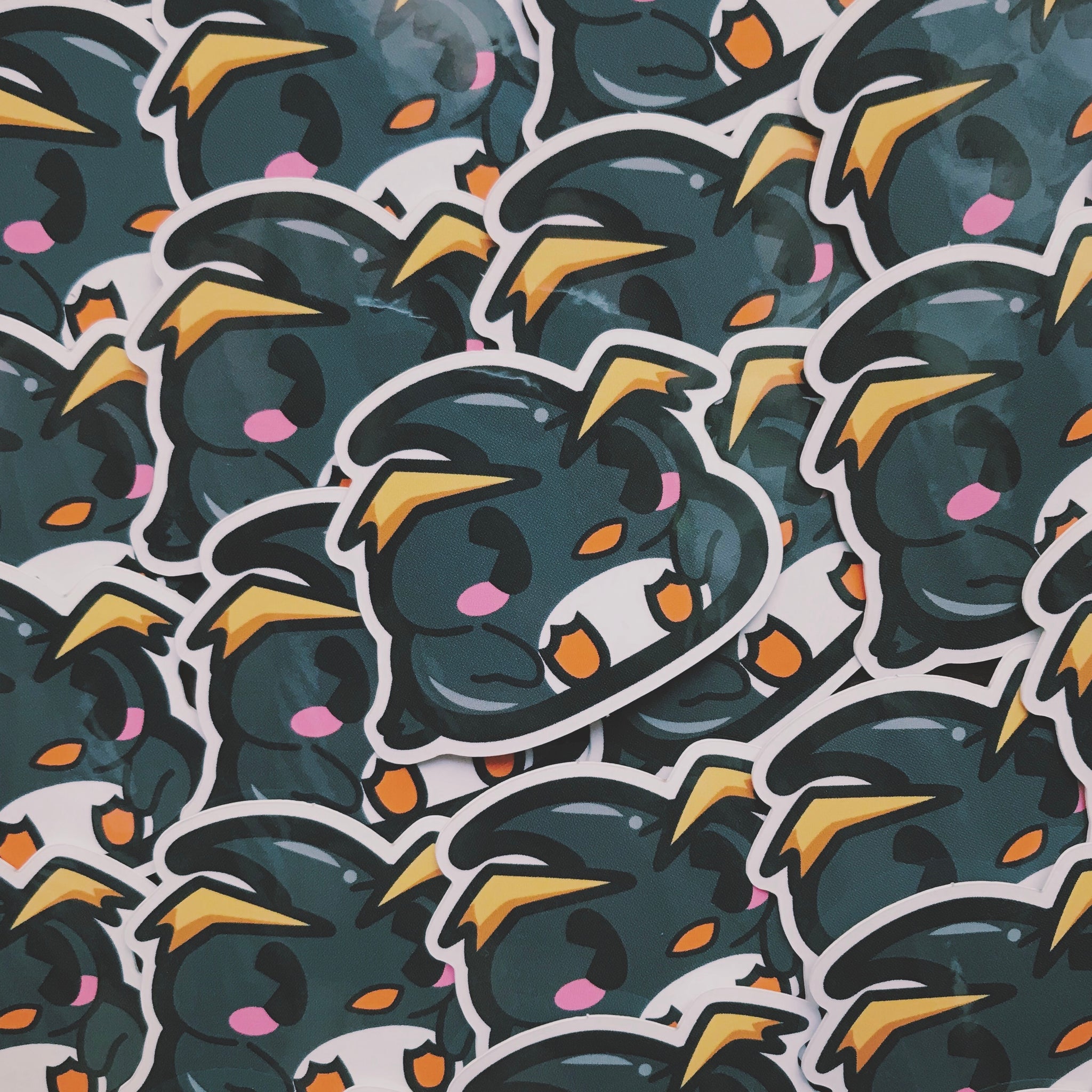 Penguin Poo Sticker