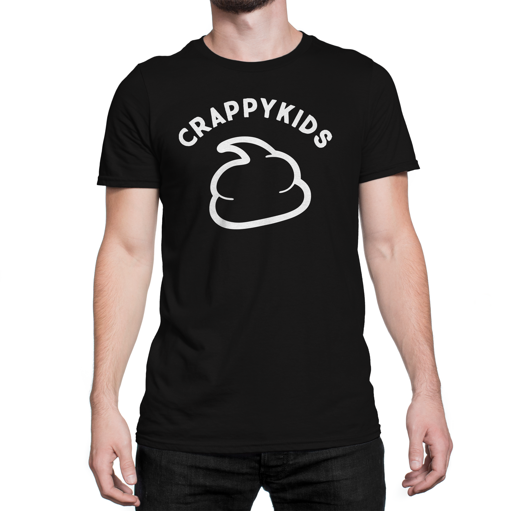 Crappykids Basic Black T-Shirt