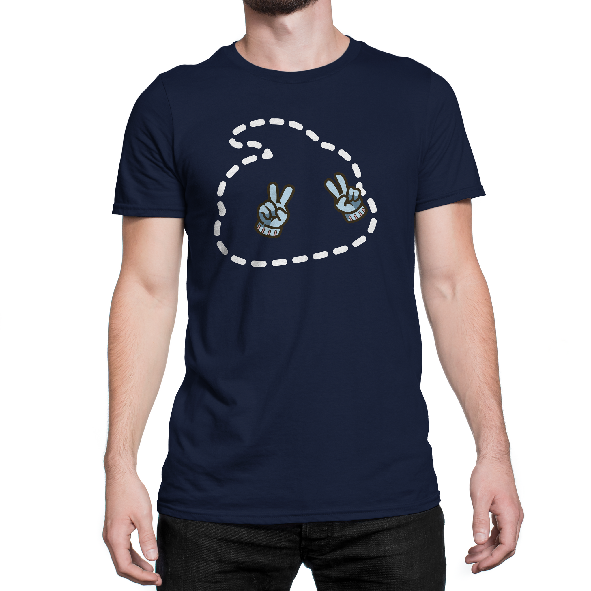 Invisible Poop Girl T-Shirt (Midnight Navy)