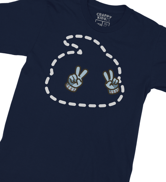 Invisible Poop Girl T-Shirt (Midnight Navy)