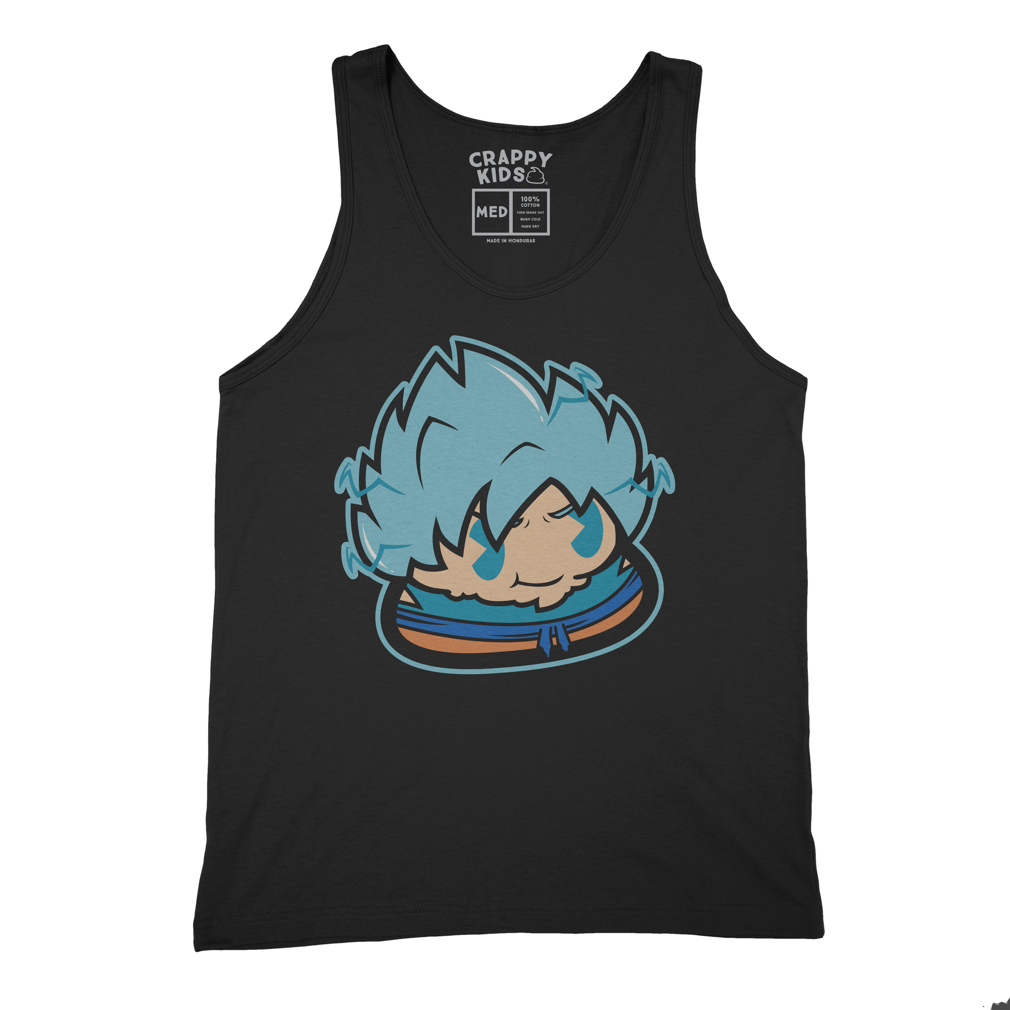 SS Blue Andre Black Tank Top