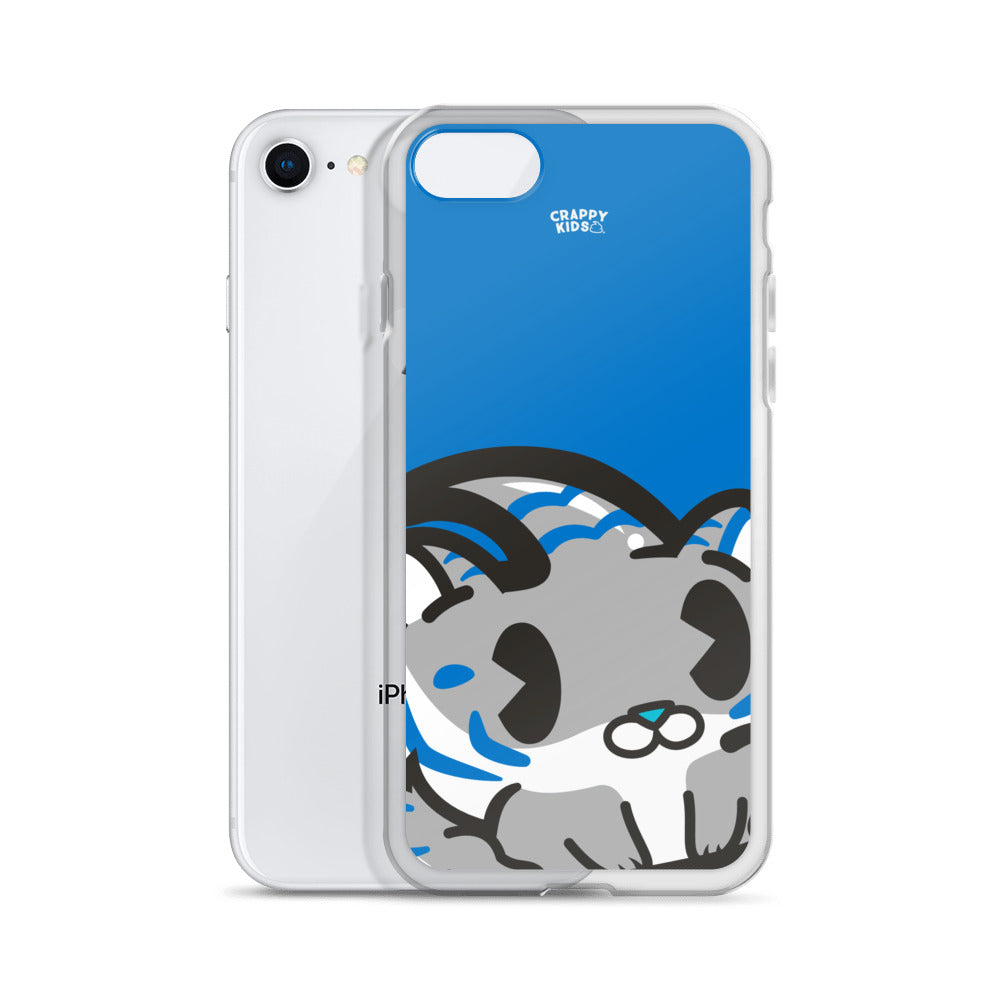 Grey Tiger Poo iPhone Case
