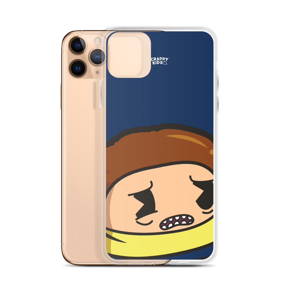 Morty Poo (Blue) iPhone Case
